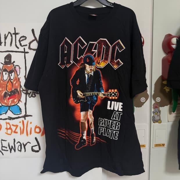 acdc rockT 락티셔츠