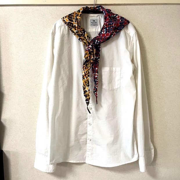 사스콰치패브릭스 스카프 셔츠