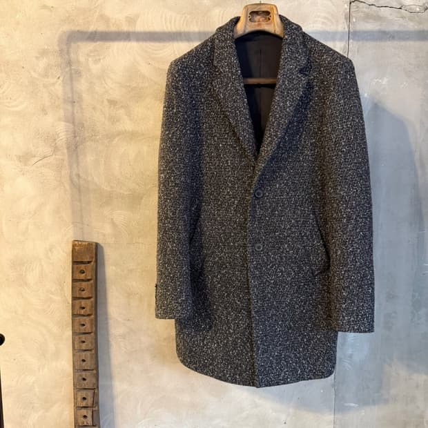 DKNY 트위드 탑코트 100