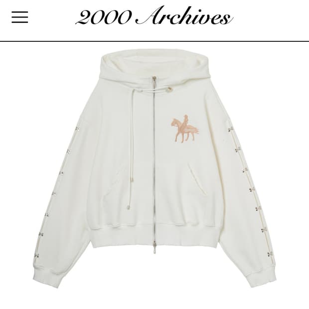 2000아카이브스 후드집업