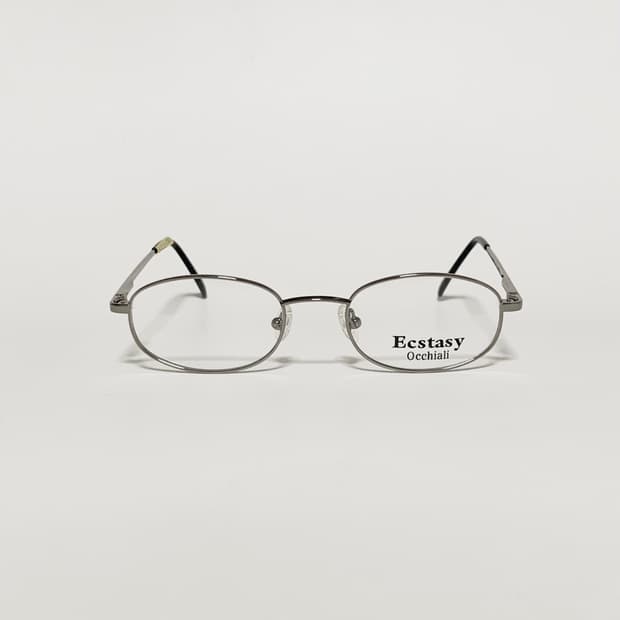 821 데드스탁 실버 오벌 스프링힌지 소형사이즈 작은얼굴 픽키 빈티지안경