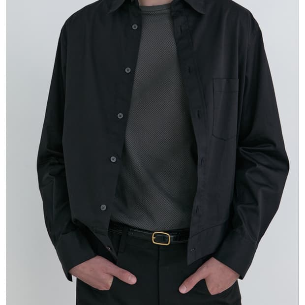 아이엘 콥셔츠 48 블랙