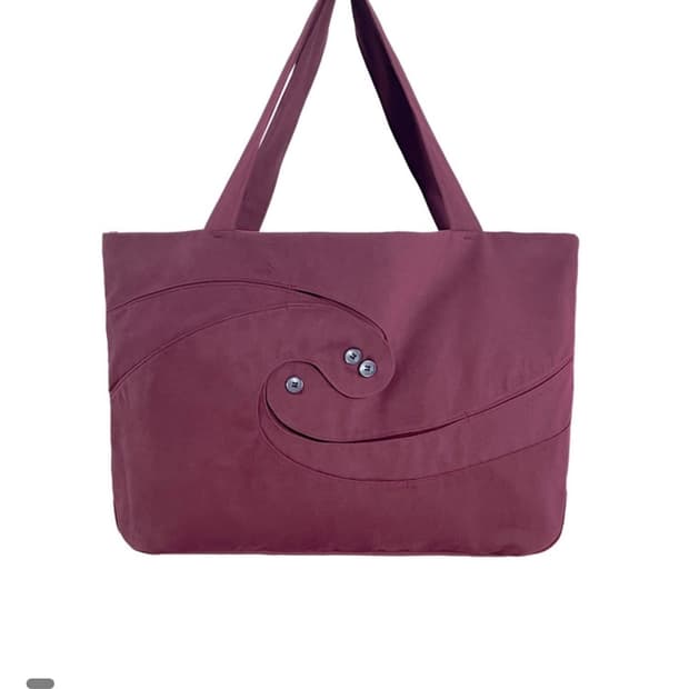 데이콜미 토트백 버건디