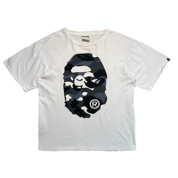 A BATHING APE 빅헤드 카모 티셔츠 L