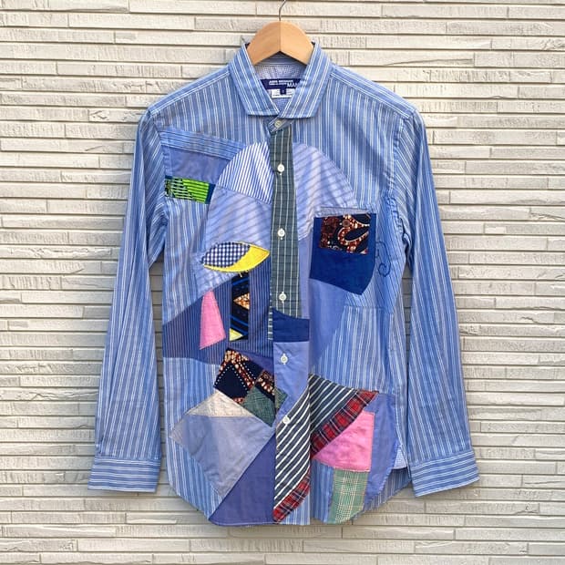 준야 와타나베 패치워크 셔츠