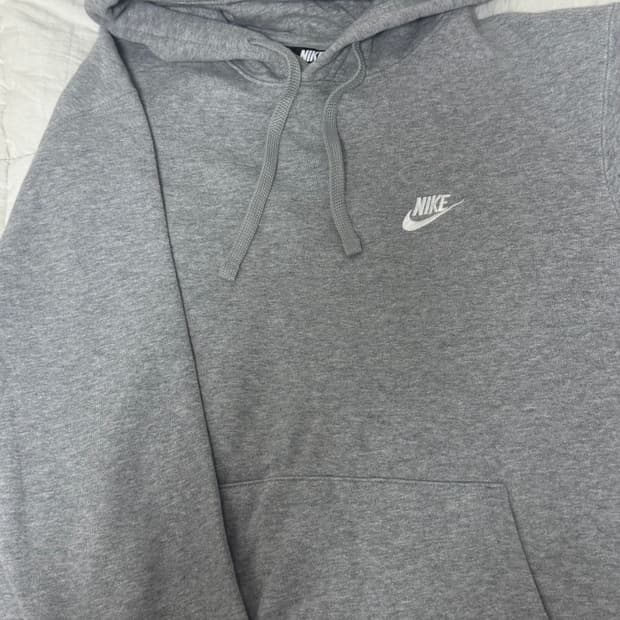 나이키 그레이 후드티
