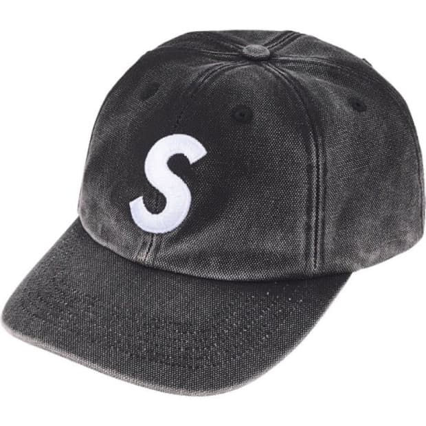[Supreme] 피그먼트 코티드 S로고 모자