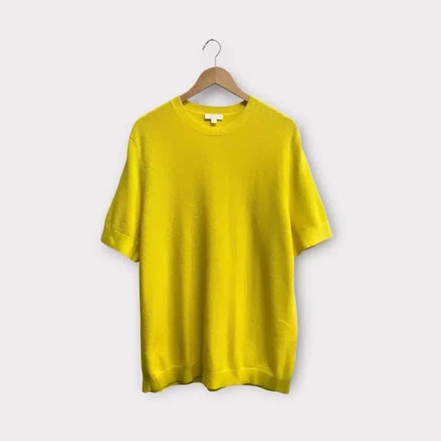 코스 COS 라운드 반팔 니트 L-XL