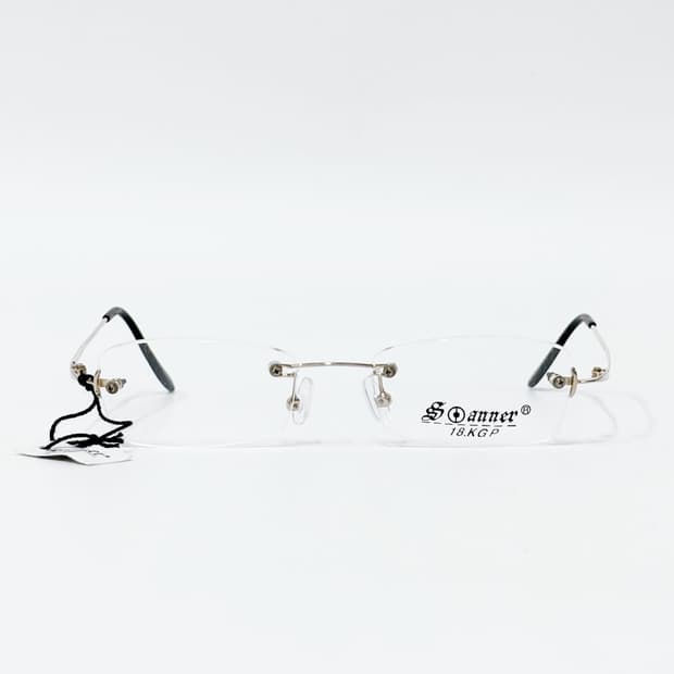 SCANNER 골드 스퀘어 무테 데드스탁 빈티지안경