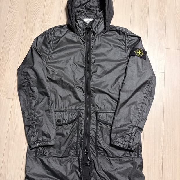 Stone island lamy flock 롱 자켓