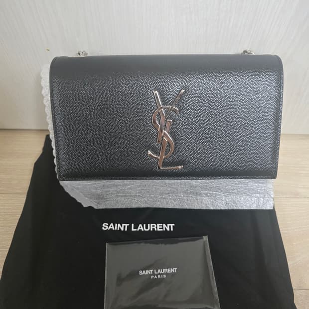 생로랑 케이트백 은장 스몰 체인백