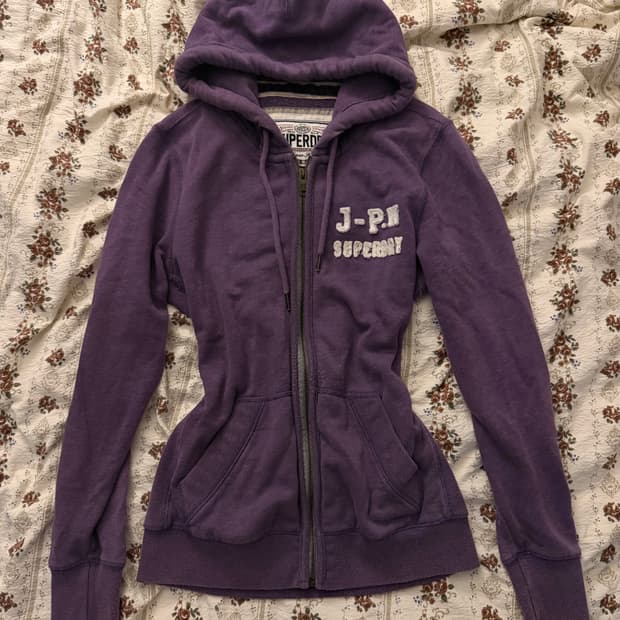 슈퍼드라이 보라 후드집업