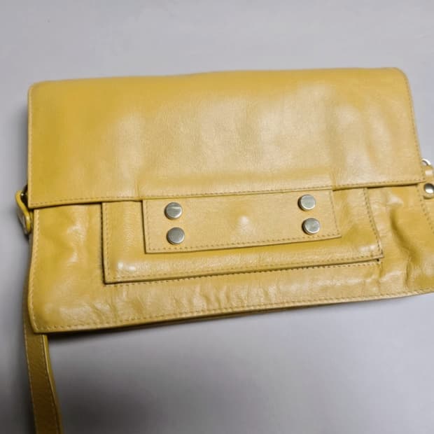 베라카미 파리스 - 옐로우 가죽 크로스백 [정품]