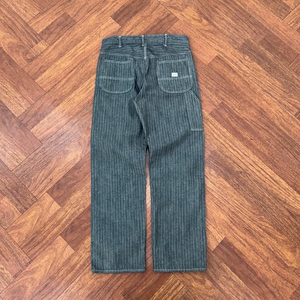 34 쿠티 프로덕션 헤링본 워크 팬츠