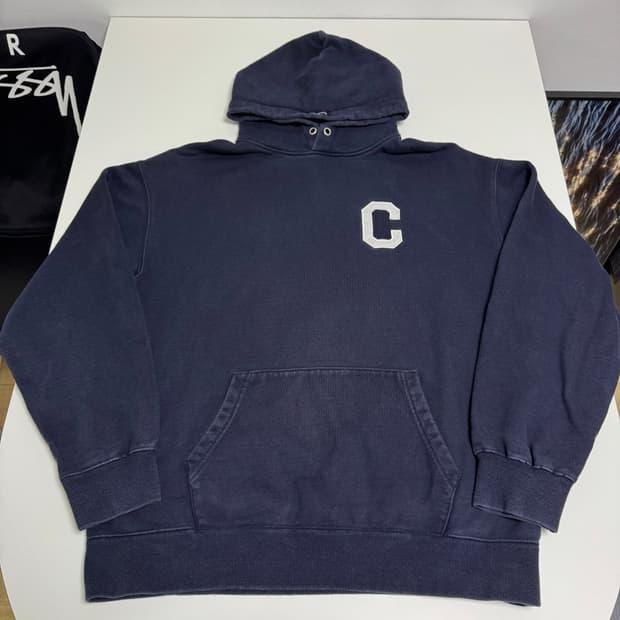 커버낫 C 로고 후드티 네이비 XL