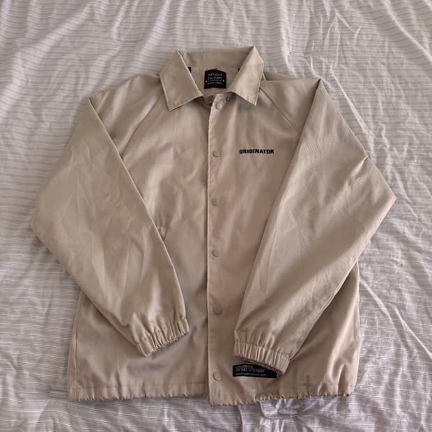 BANANA FACTORY BLACK LABEL COACH JACKET