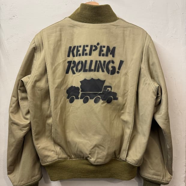 리얼 맥코이 탱커 자켓 레드볼 하이웨이 L