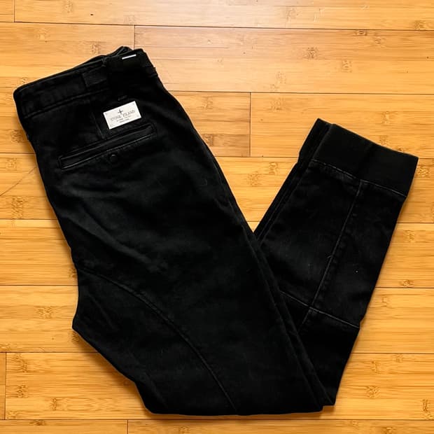 스톤 아일랜드 블랙진 조거팬츠 2size
