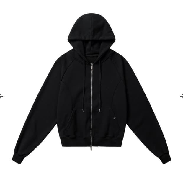 Kimseoul 834 PATCHWORK ZIP UP HOODIE