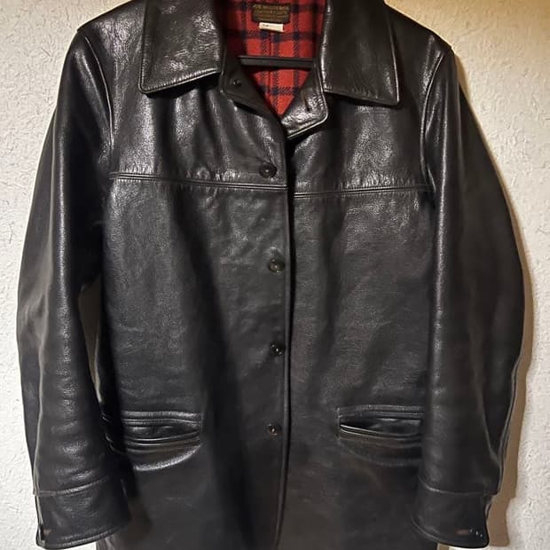 (42) 리얼맥코이 조맥코이 카코트 가죽자켓