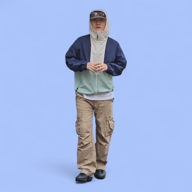 00S 노스페이스 바람막이 자켓 윈드브레이커 110 N1217