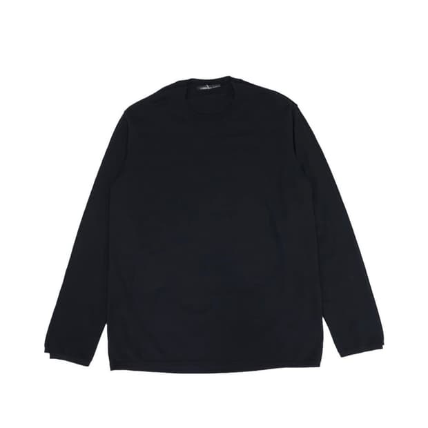 꼼데가르송 옴므 플러스 더블 니트 울 블랙