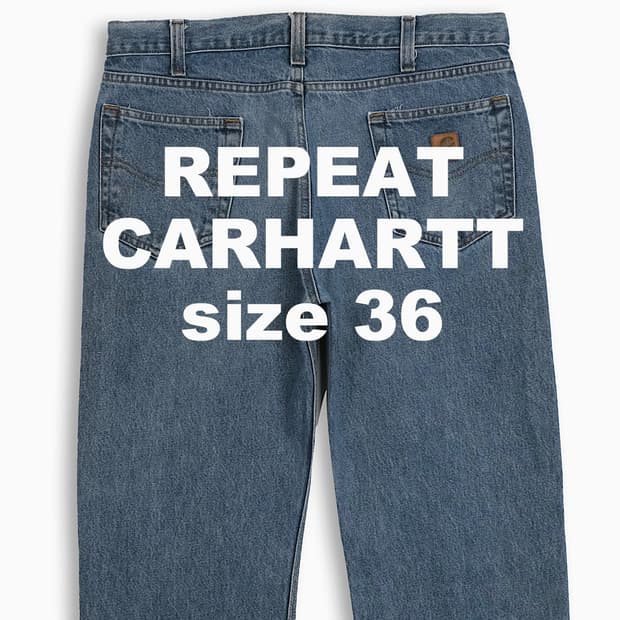 빈티지 칼하트 B480 36 인치 스트레이트핏 CH4803601