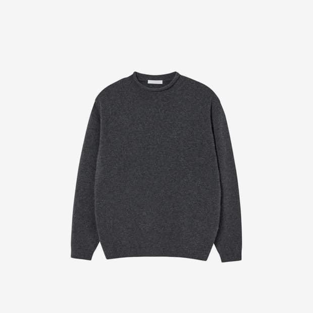 월스와일무브먼트 카멜&울 블랜디드 모크넥 니트