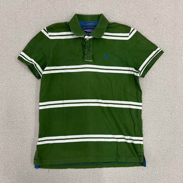 L 아메리칸이글 반팔 카라 티셔츠 0213M