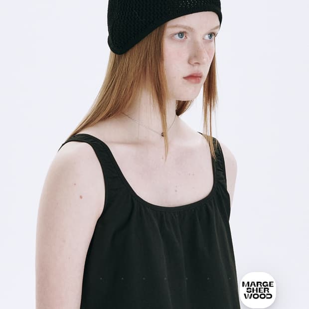 마지셔우드 크로셰 비니 블랙