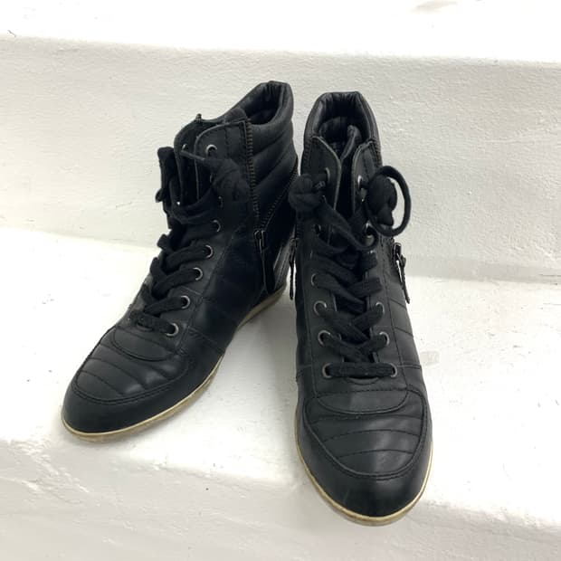 Ash wedge ankle leather boots  