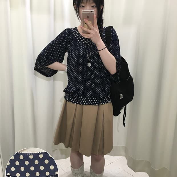 e.a.p dot blouse