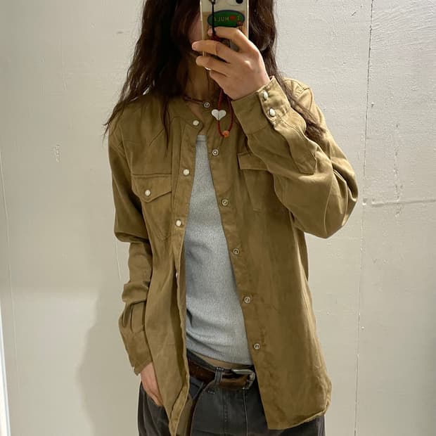 빔즈 스웨이드 웨스턴 셔츠