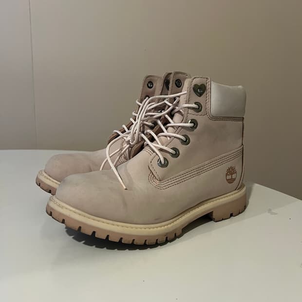 팀버랜드 6인치 프리미엄 워터프루프 부츠 라이트 핑크