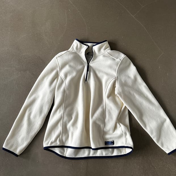 L.L.bean 엘엘빈 쿼터 집업 플리스 풀오버 우먼