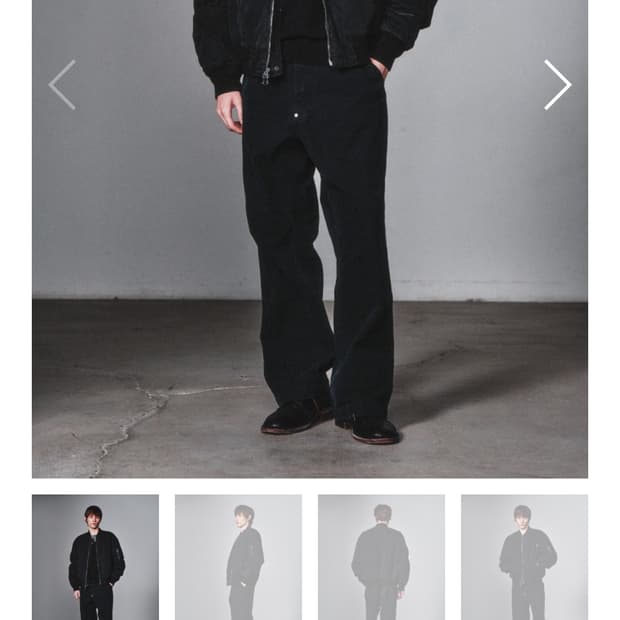 아트이프액츠 가먼트다잉 ma1 M사이즈