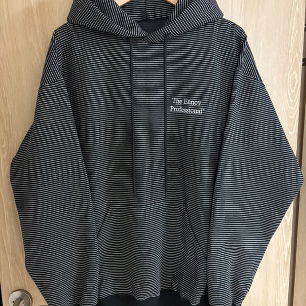 엔노이 ENNOY 24aw Border Hoodie Sweat XL