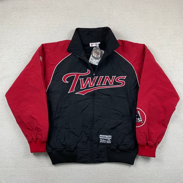 LG트윈스 x 빠더너스 덕아웃 자켓 검빨 (데드스탁) 