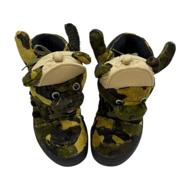 아디다스 제레미스캇 카모 테디베어 하이탑 슈즈 260