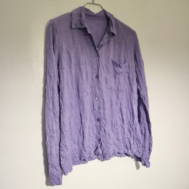 me Issey Miyake wrinkle shirt