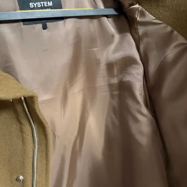 시스템 캐시미어 블렌드 핸드메이드 점퍼