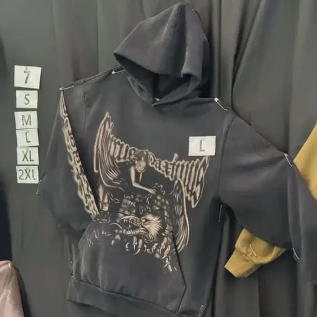 트레비스 스캇 머천 후드 L