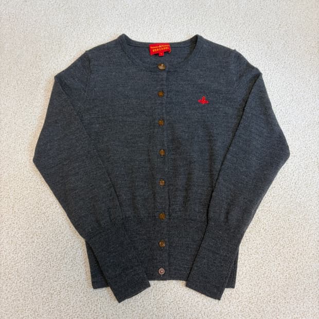 비비안웨스트우드 레드라벨 울 가디건