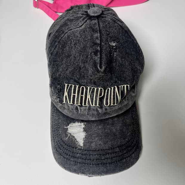 카키포인트 Destroyed Denim Cap (gray)