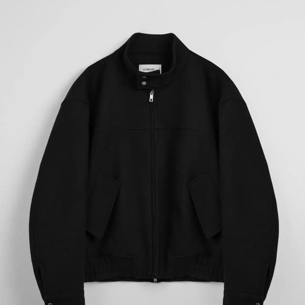 키뮤어 울 2way 해링턴 L