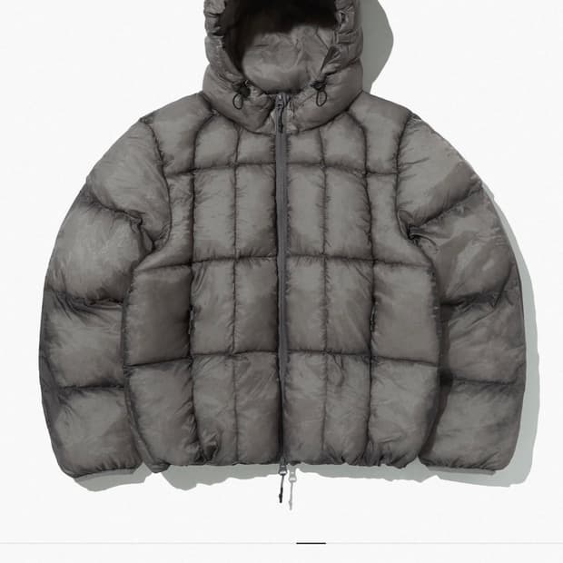 Suade LIGHT PUFFER JACKET [GRAY] S