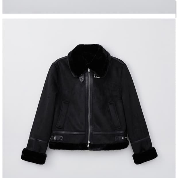 스파오 무스탕 블랙L