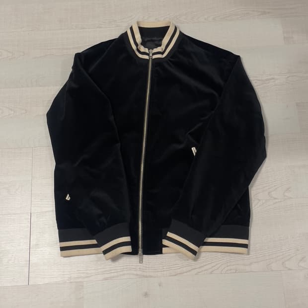 유스 벨벳 트랙자켓