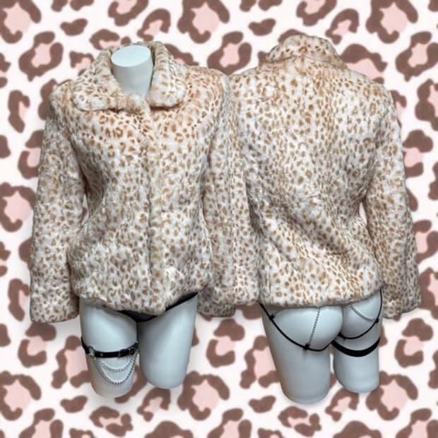 Lizlisa hime-gal pink leopard fur jk