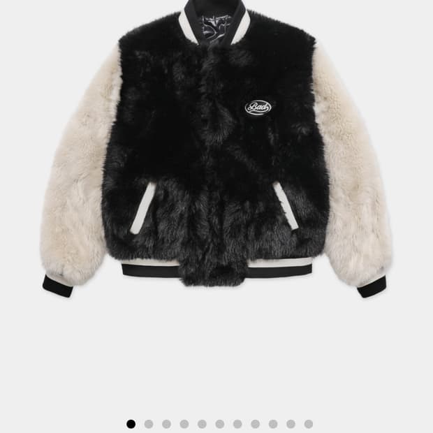 [새상품]배드블러드 판다 바시티 퍼자켓